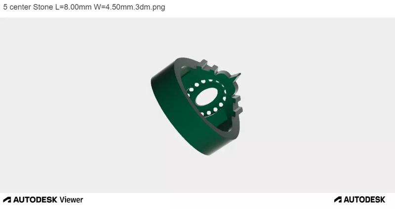 Men Ring with an Oval Cut Center Stone