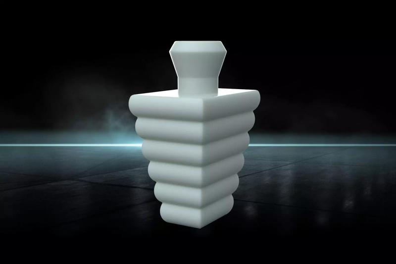 Parfum candle for silicone mold