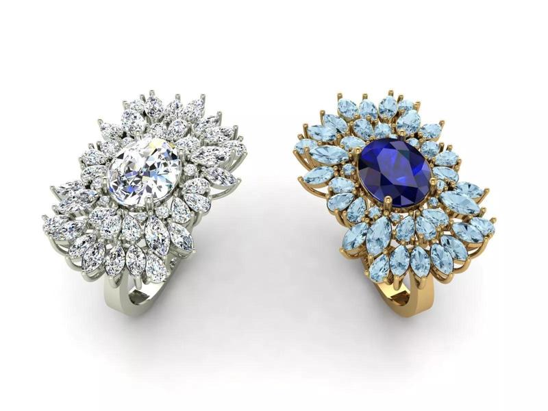 Marquise Gemstone Ring