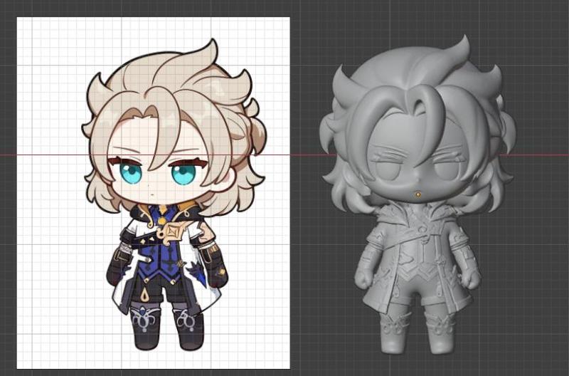 Chibi - Albedo - Genshin Impact