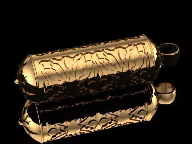 necklace gold pendant with ornate design