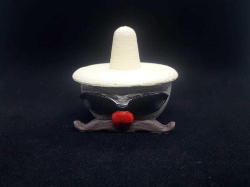 mexic guy cup holder items vase decorative