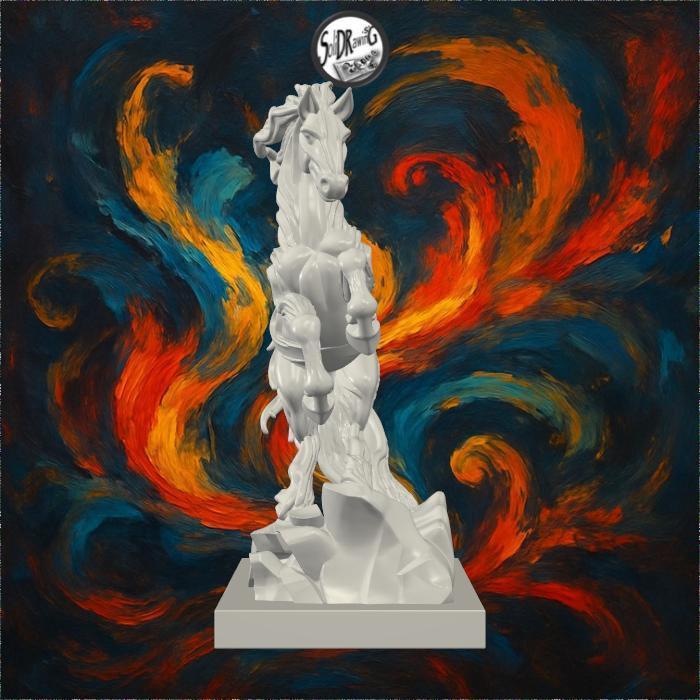 Rearing Wild Horse – SoliDRawinGs SG416