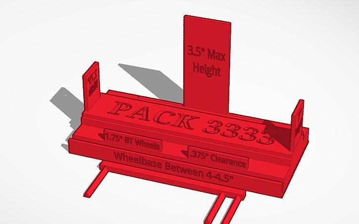 Pinewood Derby Check-In Inspection Tool