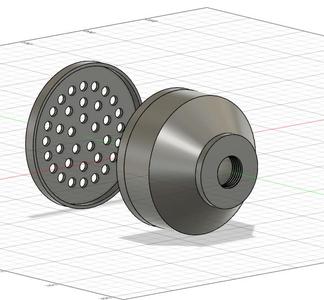 Compressor filter with 1/2" thread