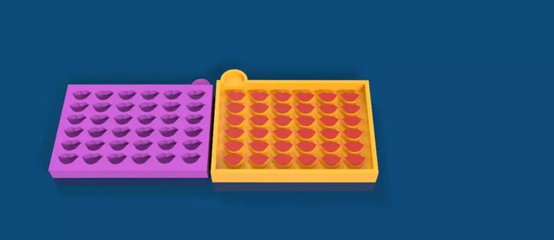 36 Cavity Lips Mold silicone casting candy wax melt