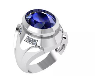 rings oval sapphire stone in gold ring