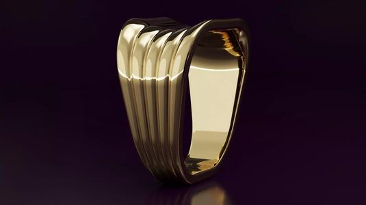 free form ring N35