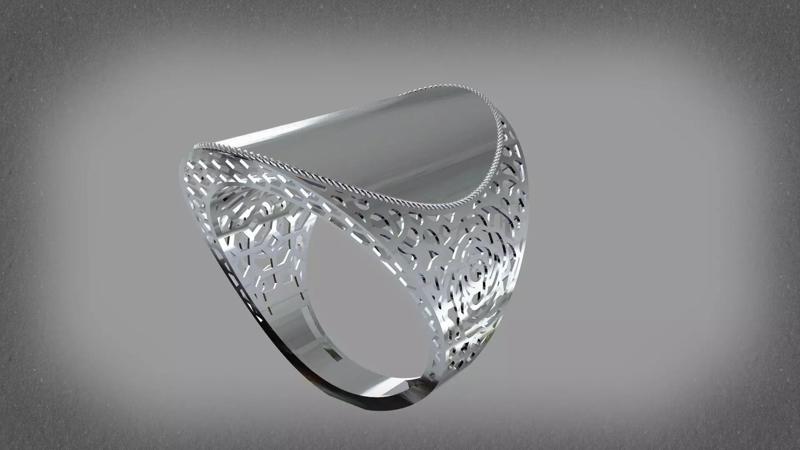 Flower fusion ring code 1006