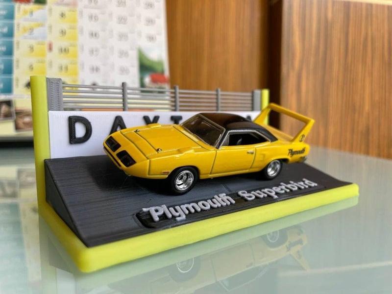 Hotwheels Plymouth Superbird Display Base