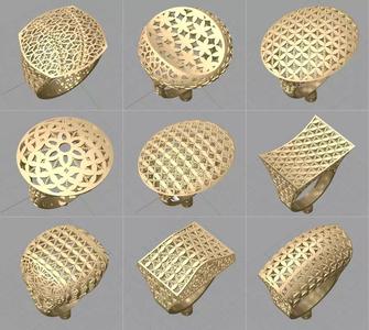 Fizyon Rings 47 - 100x Models