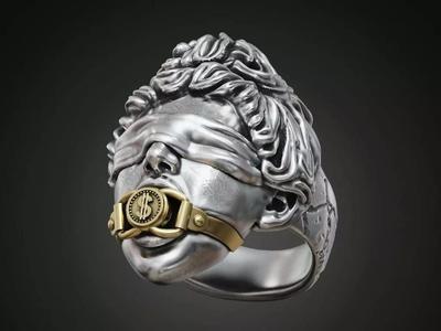 Femida Ring Antique Statue