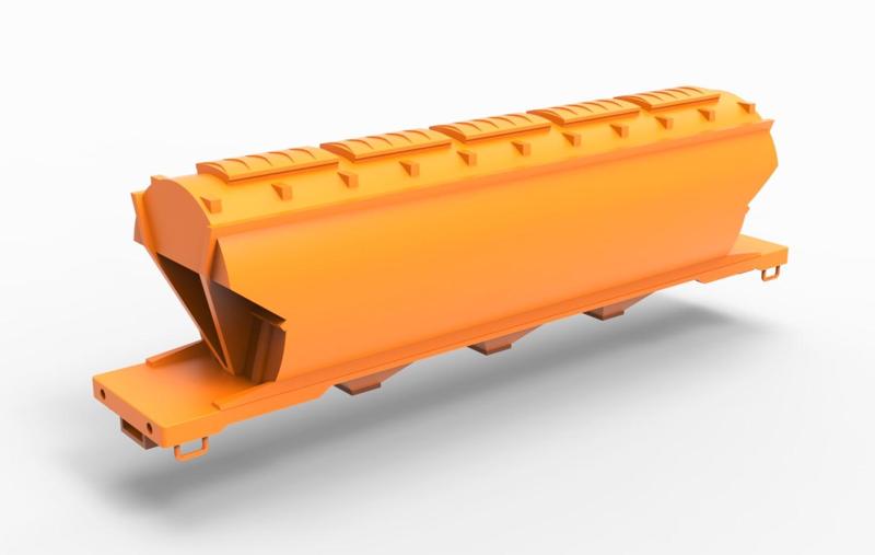 NCA Grain Wagon - HO Scale - Ferromodelismo