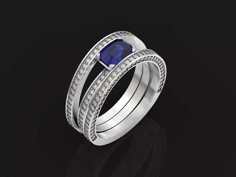 elegant engagement ring  946