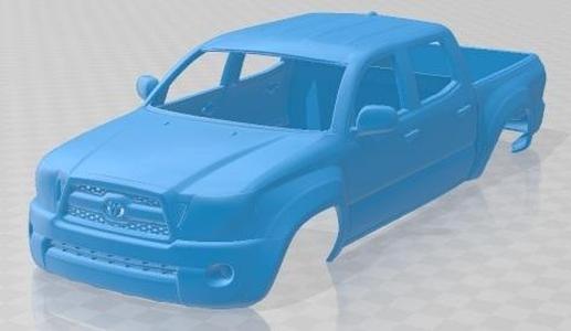 Toyota Tacoma Double Cab 2011 Printable Body Car