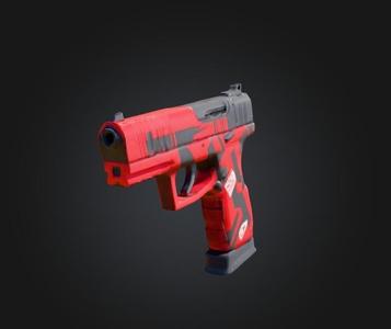 Decorative resin gun