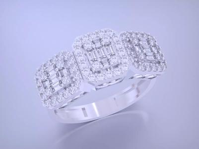 Emerald Cut Jewelry Ring