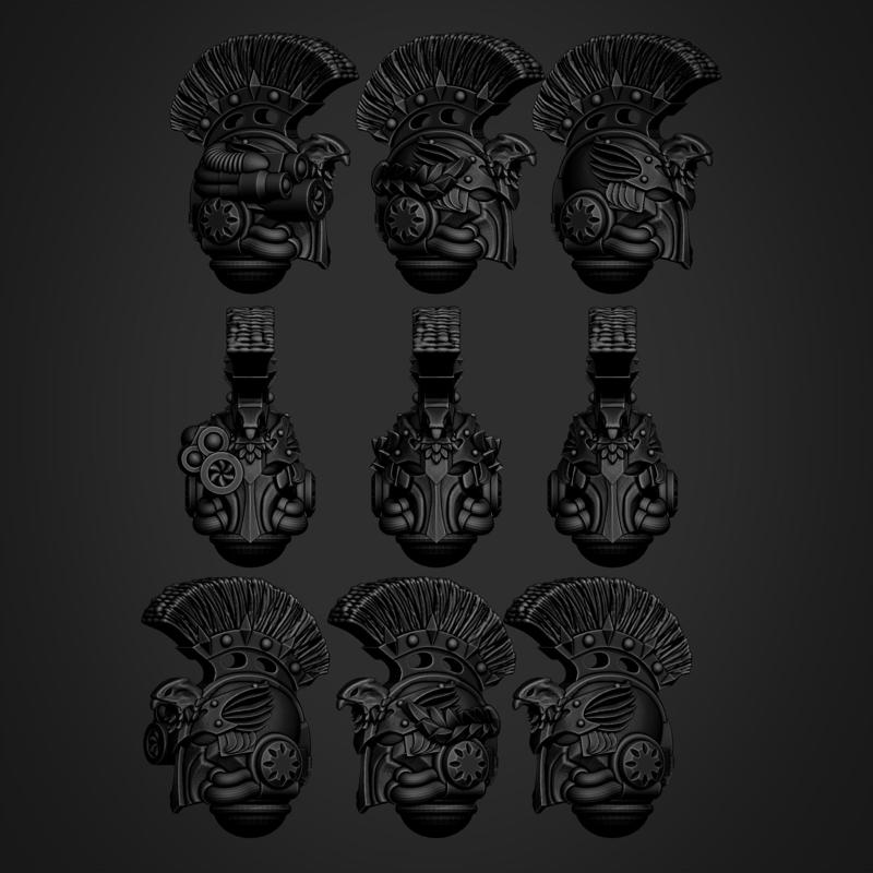 Golden Janitor Brotherhood - Captain Mohawk Praetor