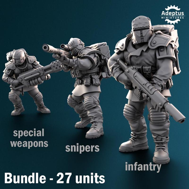 Infantry Bundle. Winterline Forces. Imperial Guard