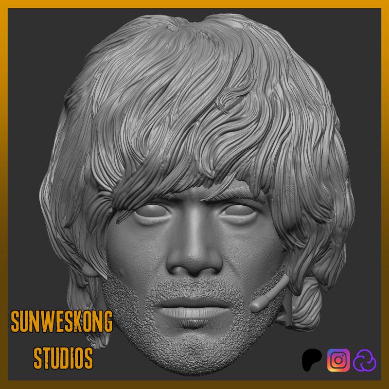 RE3 Remake Carlos Oliveira Headsculpt