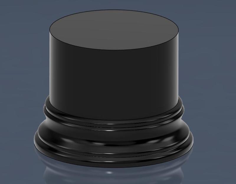 6,5 cm Ø  Round Plinth