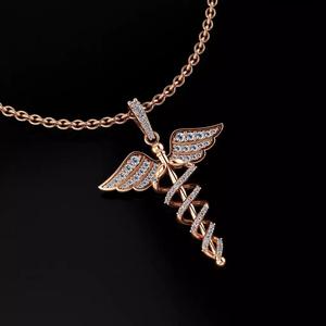 Caduceus Symbol Pendant
