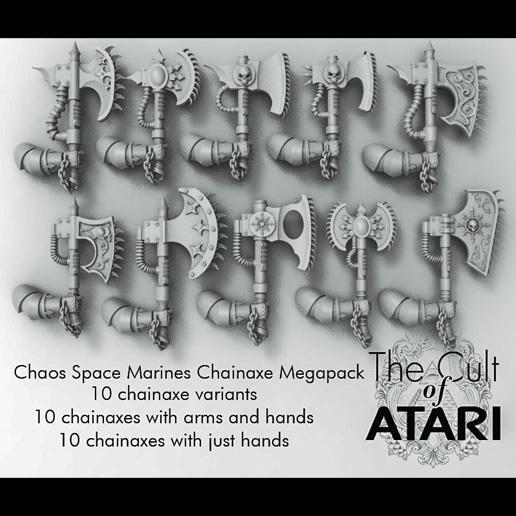 Traitor Space Marine Chain Axe Mega-Pack