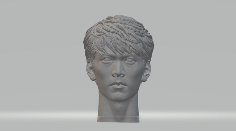 Ultraman Tiga Large Ancient Head 3D Model 3D print model