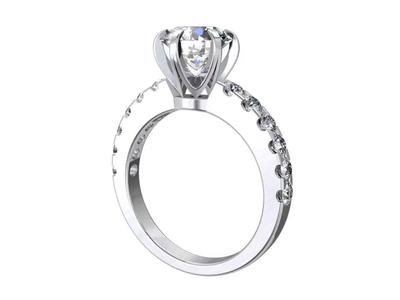 Engagement Solitaire Ring Model Separated Files- CC94-RV