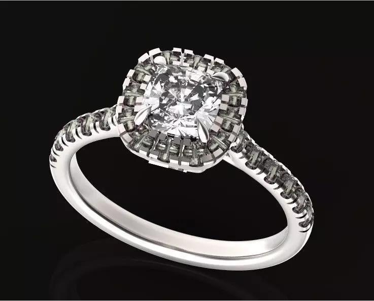 engagement ring tiffany soleste cushion cut halo 658
