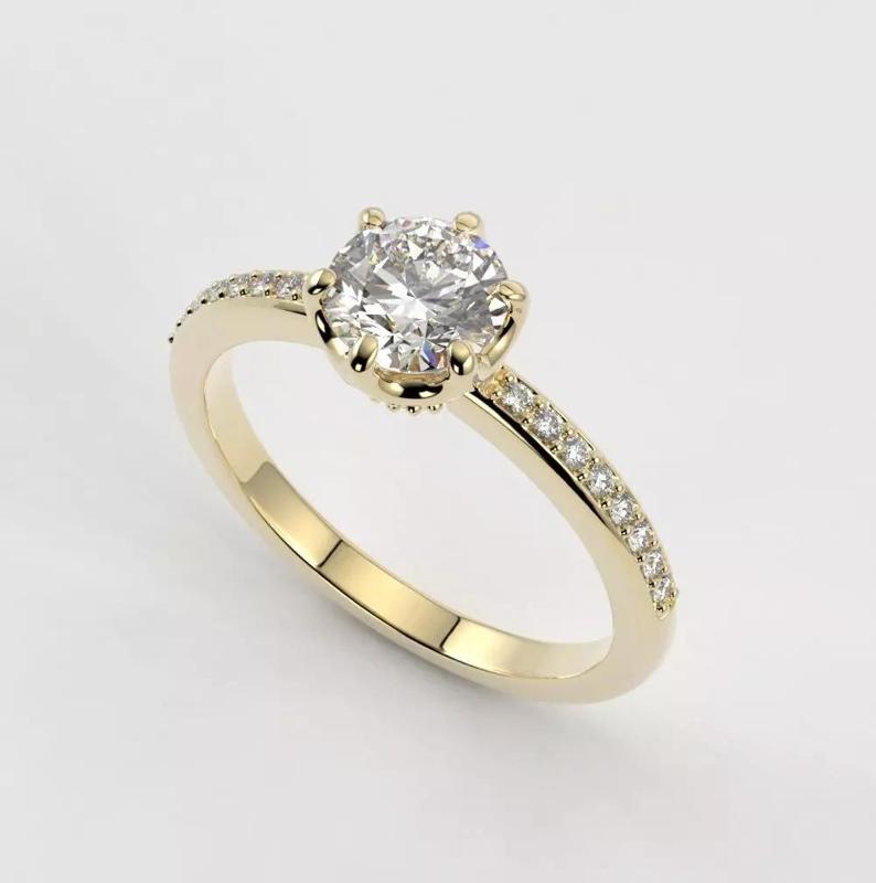 ENGAGEMENT RING - CROWN HEAD
