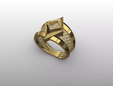 Facet Weave Ring
