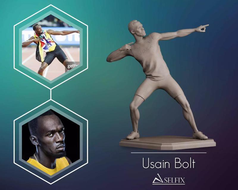 Usain Bolt sculpture