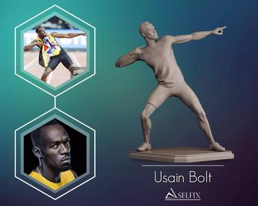 Usain Bolt sculpture