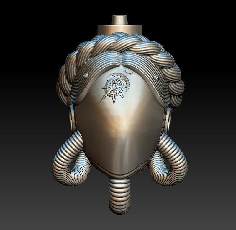 Robot Gyrls head for War Dog or Armiger