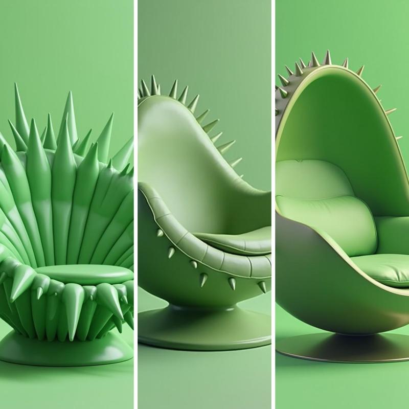 Unique Rare Mini Egg Pod Chair Furniture Collection STL Files