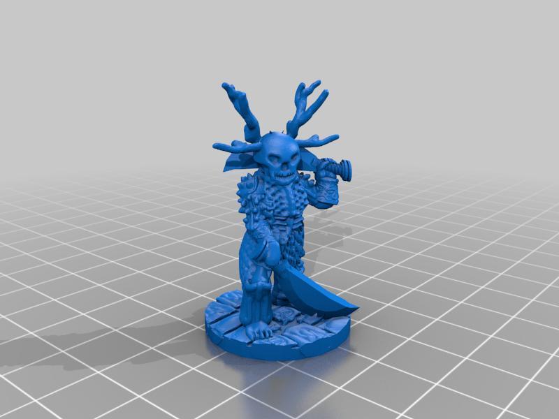 Skeletal Antlered Horror