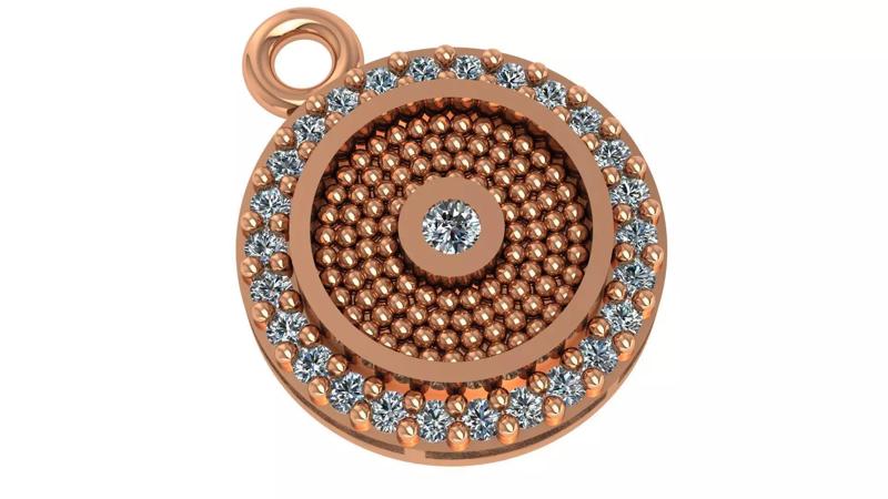 Circle of life Diamond Pendant Necklace