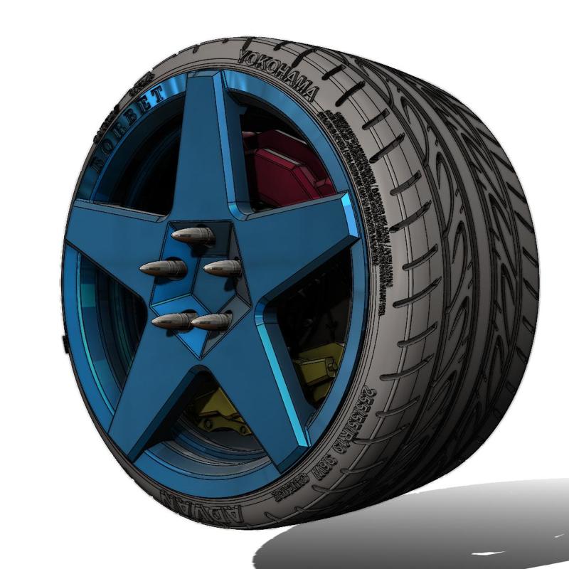 Borbet A 19 inch 1/24 scale