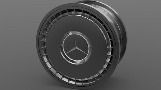 MERCEDES-BENZ RIM 3D MODELING STL