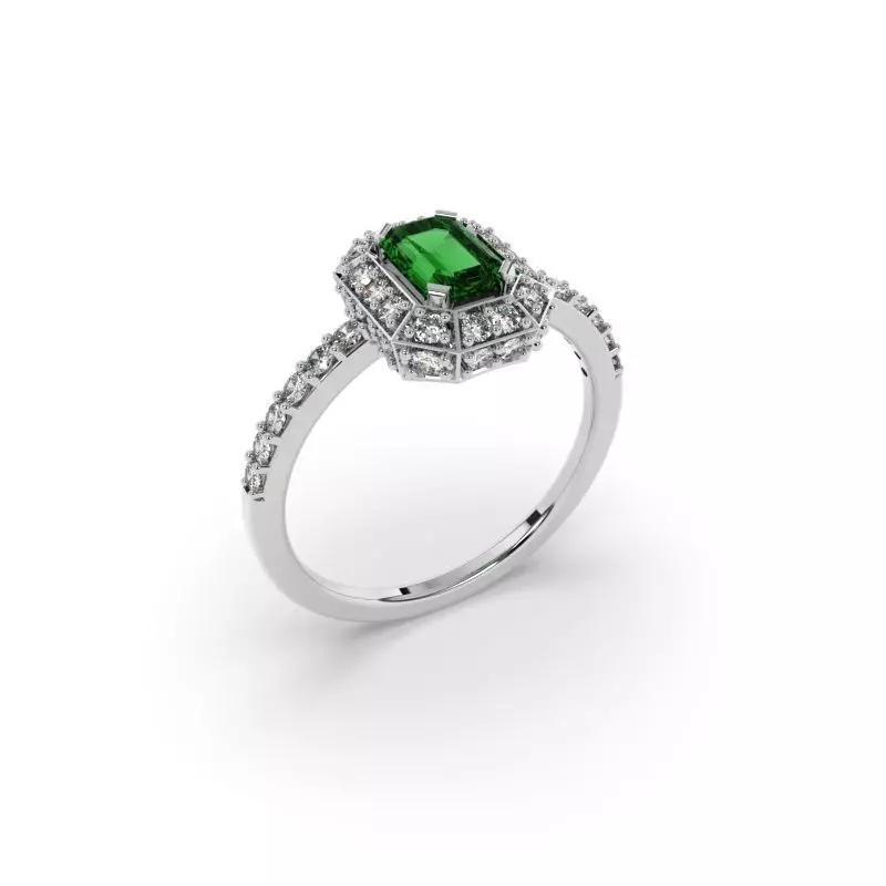 ENGAGEMENT RING - JEWELRY 3D - AN-585