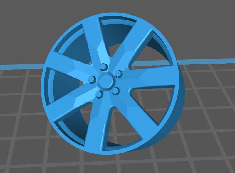 Nissan GT-R OEM Rims 1/18 1/24