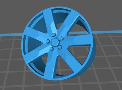 Nissan GT-R OEM Rims 1/18 1/24