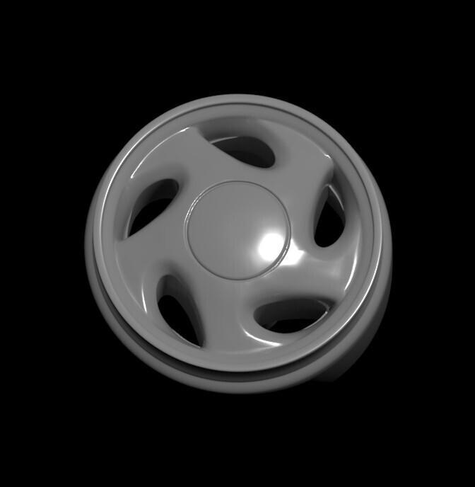 OEM CRX rubber wheels 1/64 HotWheels