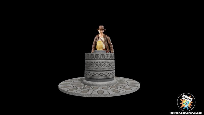 Indiana Jones Chachapoyan Alter for 3.75, 6, 12 inch figures
