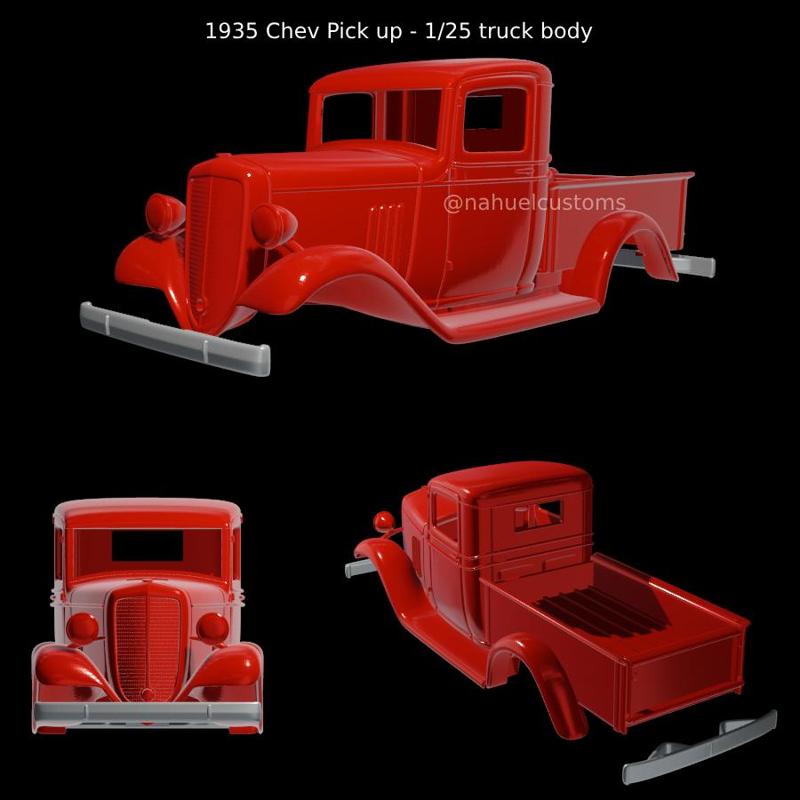 1935 Chev Pick up - 1/25 truck body