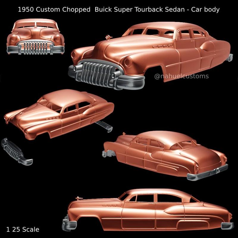 1950 Custom Chopped  Buick Super Tourback Sedan - Car body