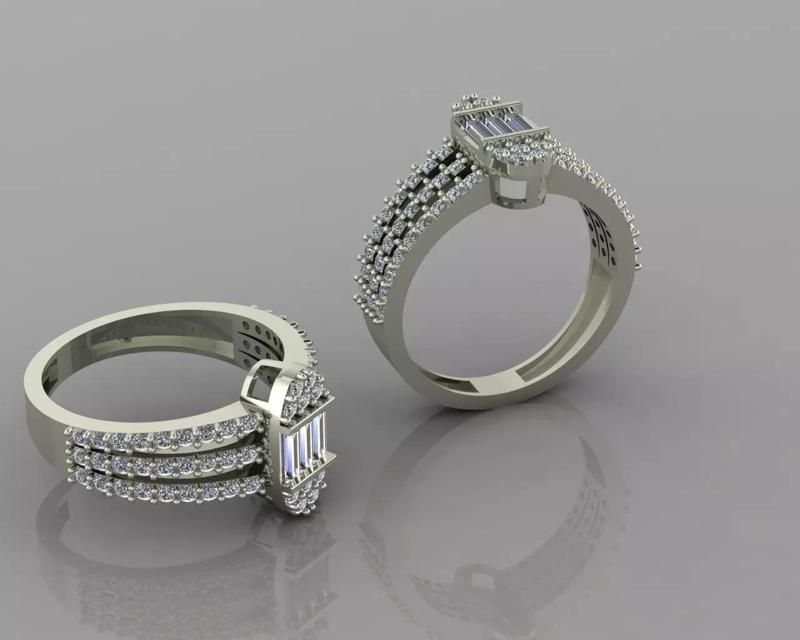 baget  briliant ring