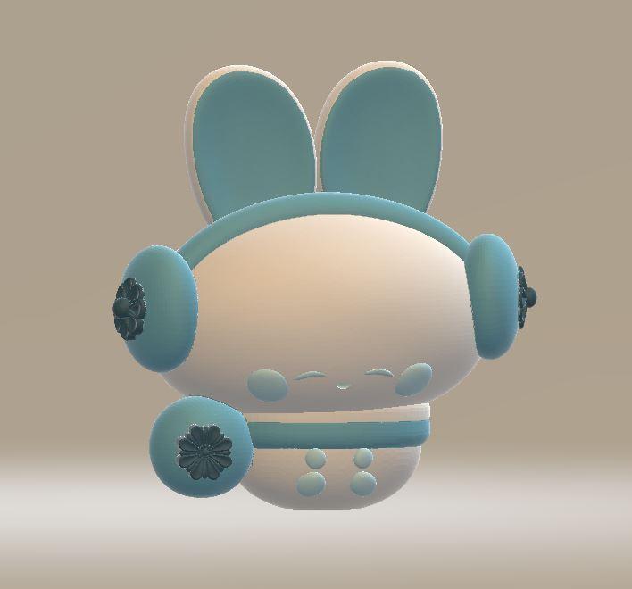 Rabbit toy 3d printable model