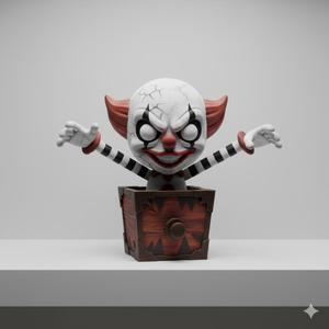 🤡 Creepy Jack-in-the-Box Funko Pop! - A Frightful Surprise! (3D Print Ready!) 📦